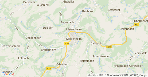 Karte Meisenheim