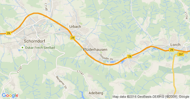 Karte Plüderhausen