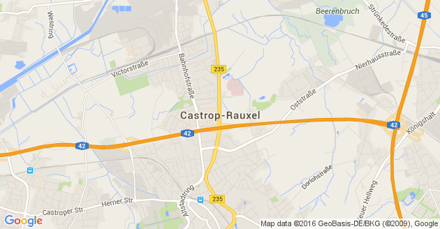 Karte Castrop Rauxel         