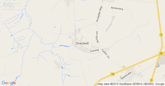Karte Drestedt