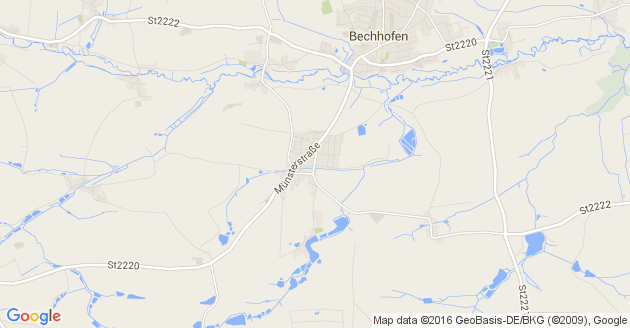 Karte Bechhofen an der Heide
