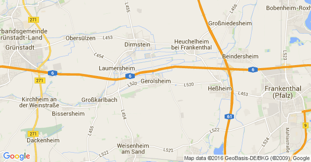 Karte Gerolsheim