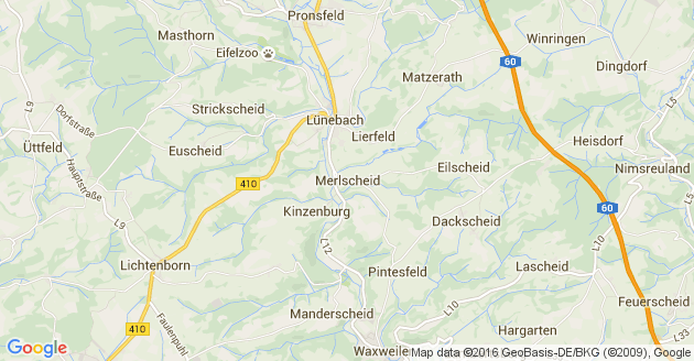 Karte Merlscheid             