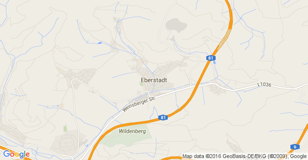 Karte Eberstadt