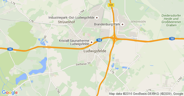 Karte Ludwigsfelde