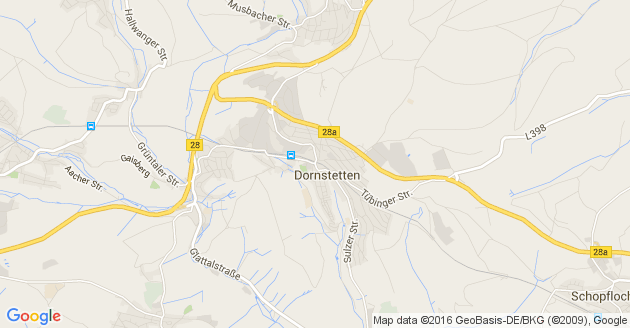 Karte Dornstetten