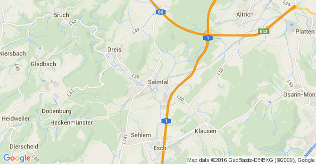 Karte Salmtal