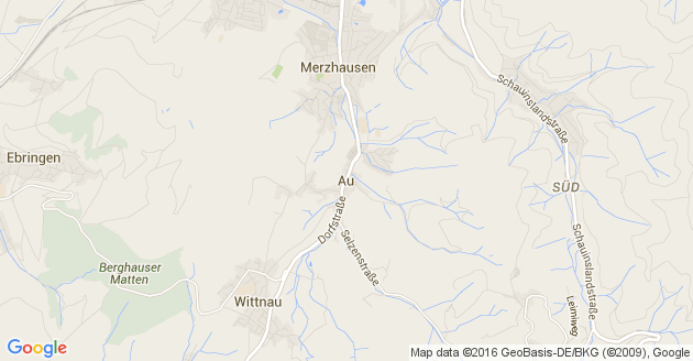 Karte Au im Breisgau