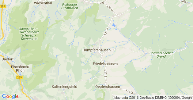 Karte Hümpfershausen