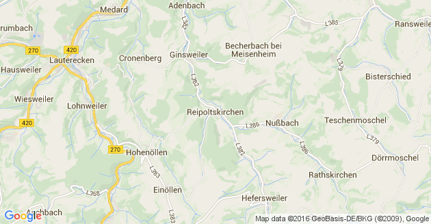 Karte Reipoltskirchen