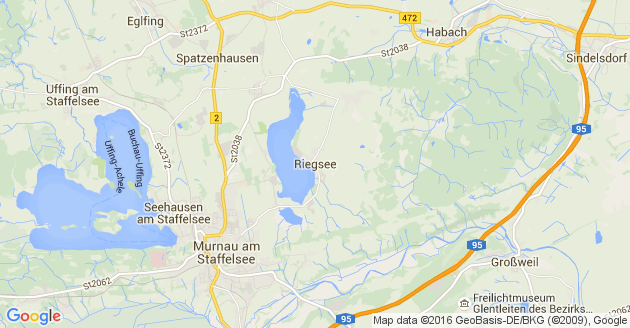 Karte Riegsee