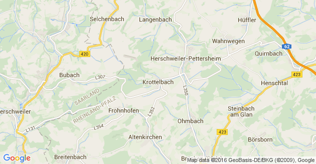 Karte Krottelbach