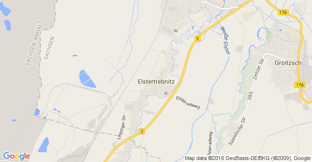 Karte Elstertrebnitz