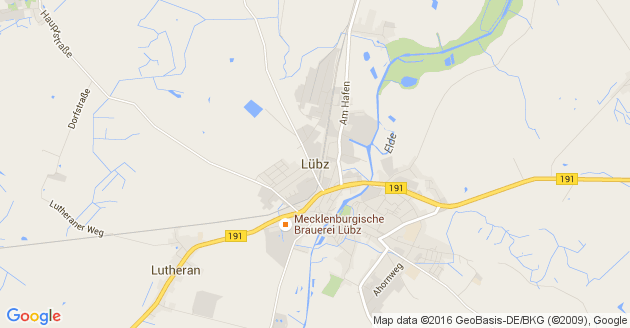 Karte Lübz