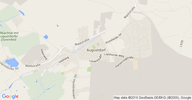 Karte Augustdorf