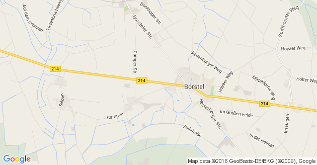 Karte Borstel bei Sulingen