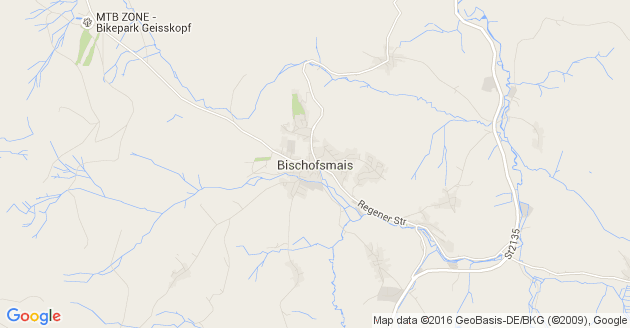 Karte Bischofsmais