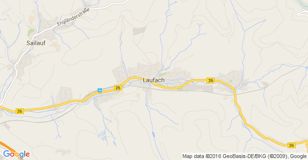 Karte Laufach