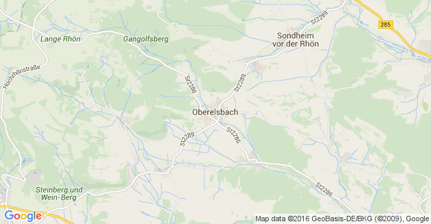 Karte Oberelsbach