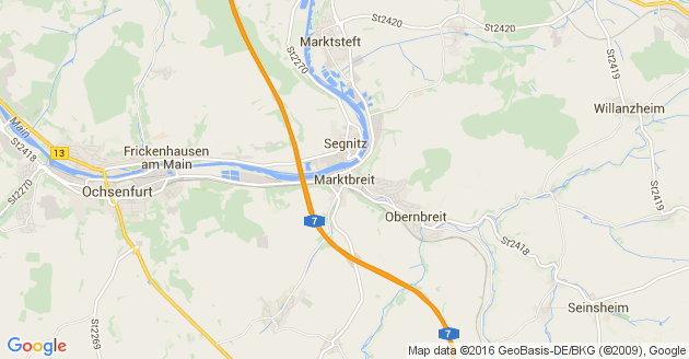 Karte Marktbreit