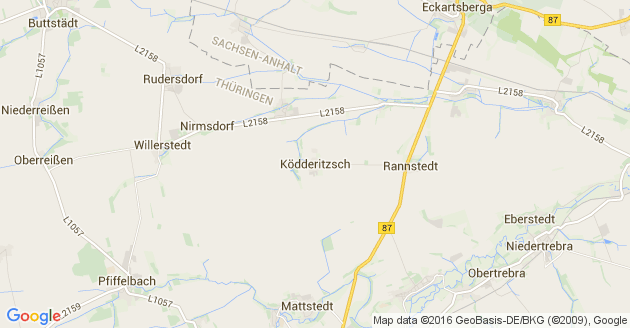 Karte Ködderitzsch