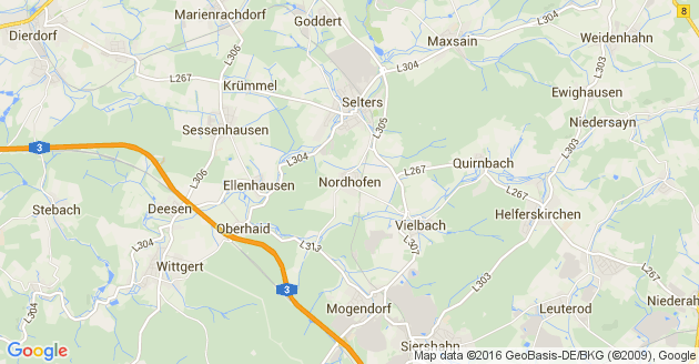 Karte Nordhofen