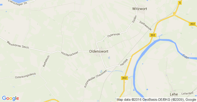 Karte Oldenswort             