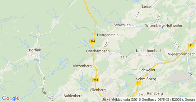 Karte Oberhambach