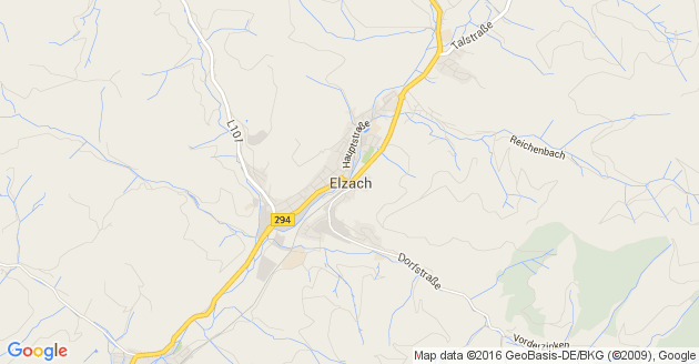 Karte Elzach