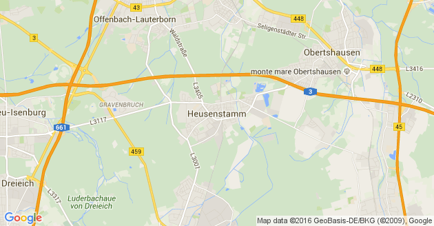 Karte Heusenstamm
