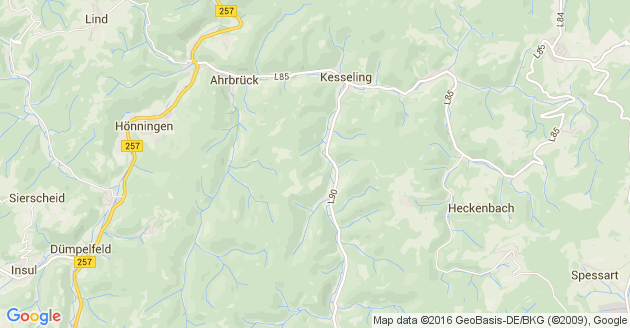 Karte Hönningen an der Ahr