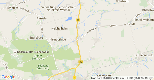 Karte Großobringen