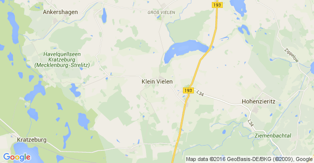 Karte Klein Vielen
