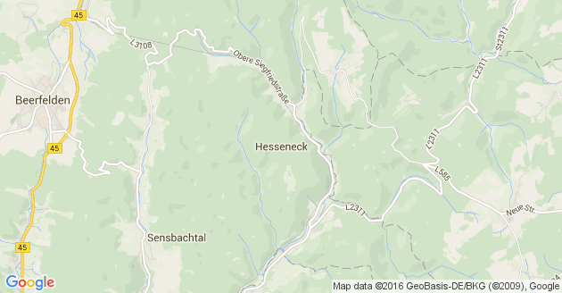 Karte Hesseneck