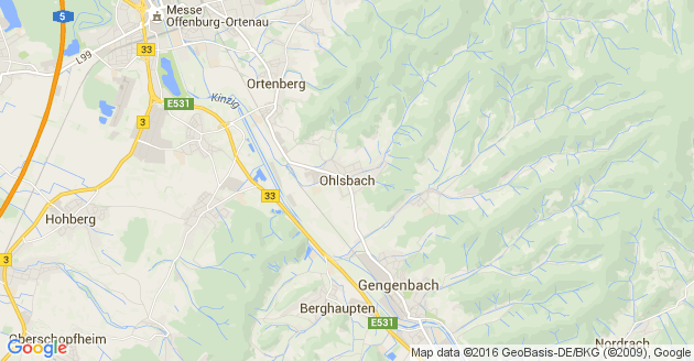 Karte Ohlsbach