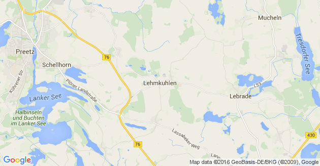Karte Lehmkuhlen