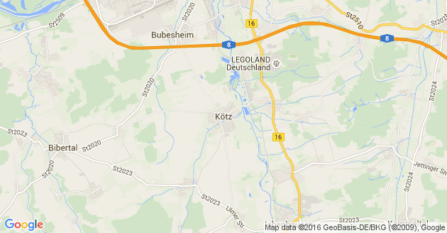 Karte Kötz