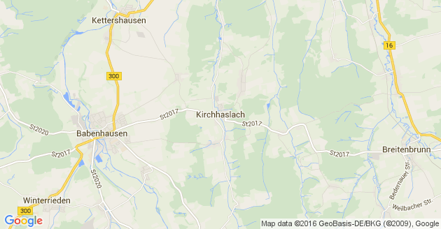 Karte Kirchhaslach