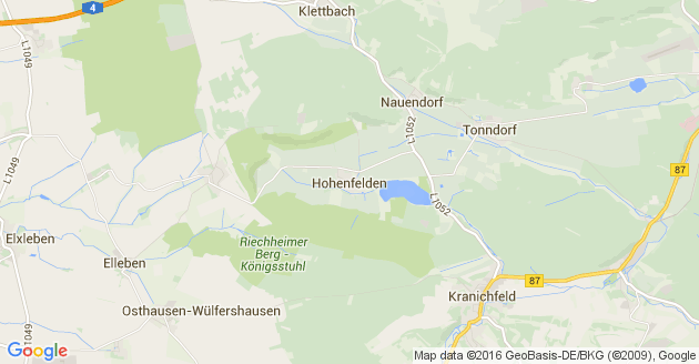 Karte Hohenfelden
