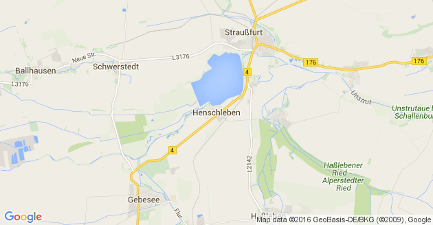 Karte Henschleben