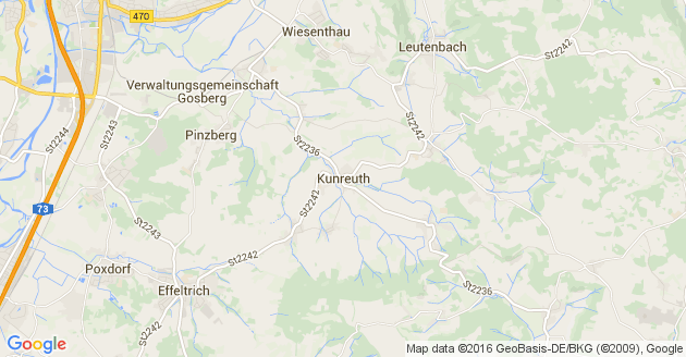 Karte Kunreuth