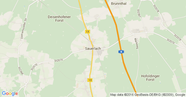 Karte Sauerlach