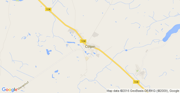 Karte Cölpin                 