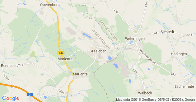Karte Grasleben