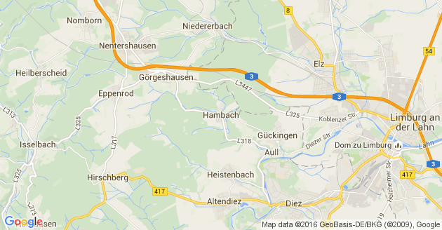 Karte Hambach