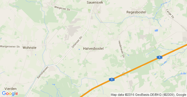 Karte Halvesbostel