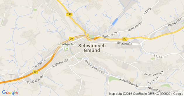 Karte Eschach bei Schwäbisch Gmünd