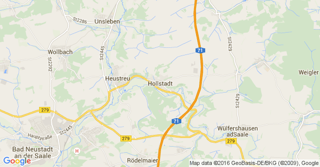 Karte Hollstadt