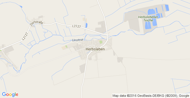 Karte Herbsleben