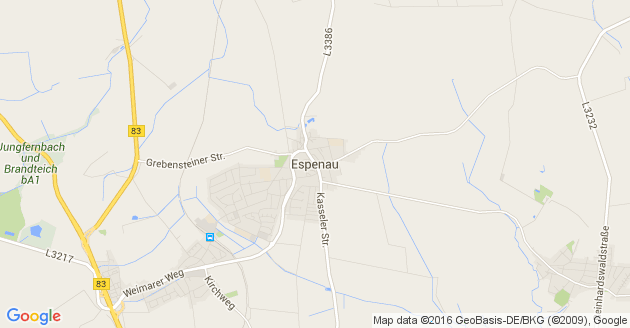 Karte Espenau